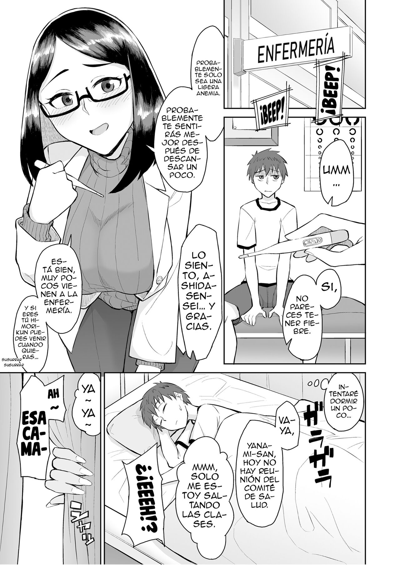 Bitch Gal to Shojo Sensei ni Hokenshitsu de Shiboritorareru | Siendo  Exprimido En La Enfermeria Por Una Gal Puta Y Una Enfermera Virgen - Page 2  - Comic Porn XXX