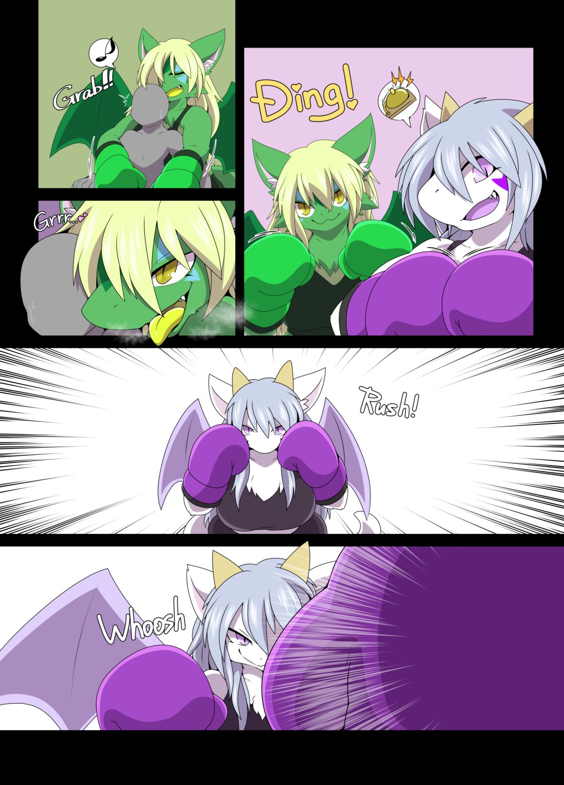 Spar With Dragoness page 5 full