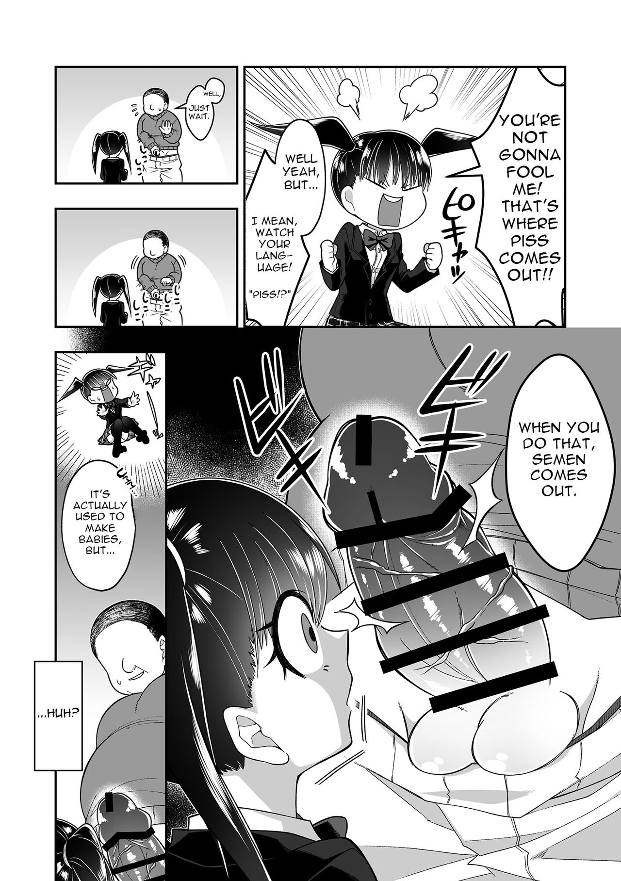 Seishi o Nomeba Atama ga Yoku Narutte Kikimashita | I Heard I'll Get Smarter If I Swallow Sperm page 4 full