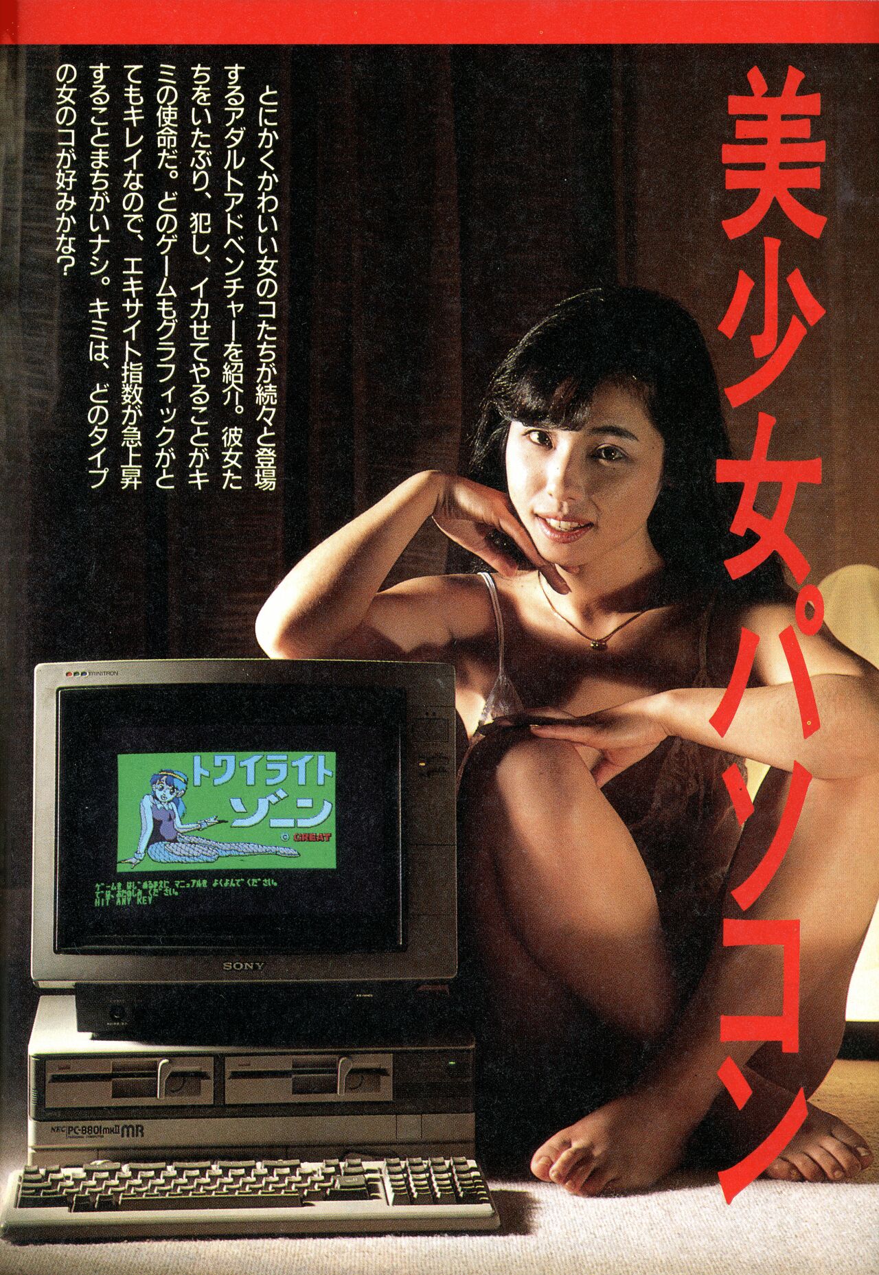 PASOCOM GAME Bishōjo Pasocom Book page 11 full
