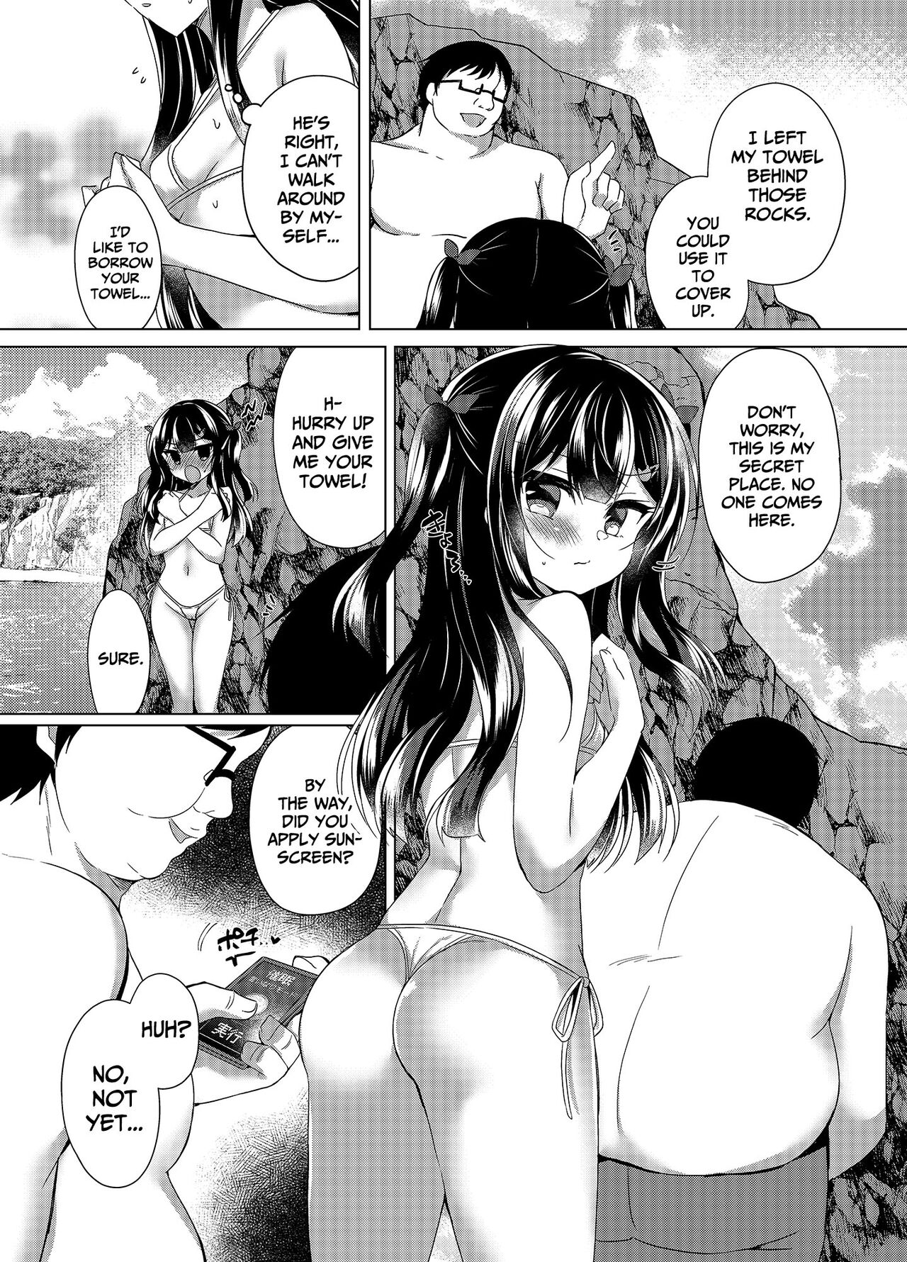 Namaiki Mesugaki ni Saimin Shido ~Micro Bikini de Koukai Roshutsu~ | Using Hypnosis To Control This Cheeky Girl ~Exposing Her Body In Public With a Micro Bikini~ page 10 full