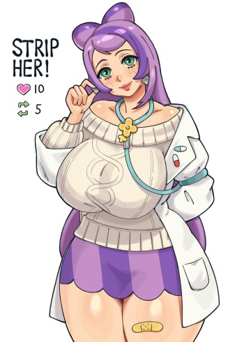 [ThirstForMilk] Nurse Miriam Strip Game (Pokemon Scarlet & Violet) cover