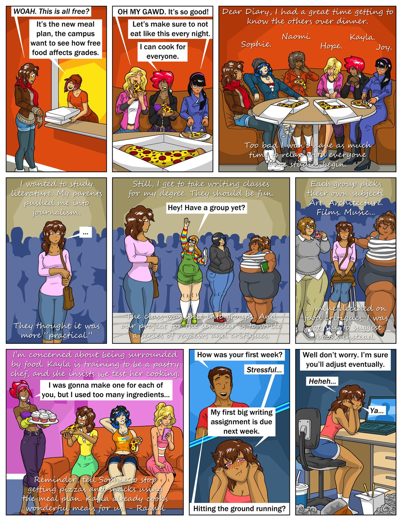 Freshman Diaries page 2 full