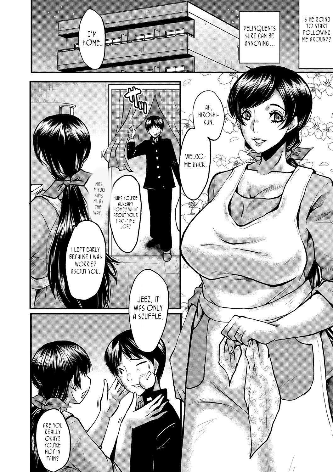 Tomodachi, Osananajimi mo Kaa-san mo Netorareru, Sono 1 | My friend stole away both my childhood friend and my mother, Part 1 page 6 full