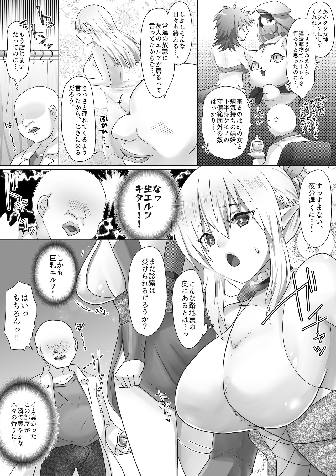 Funin Elf-san,  Isekai  Fujinka de Haramase page 11 full