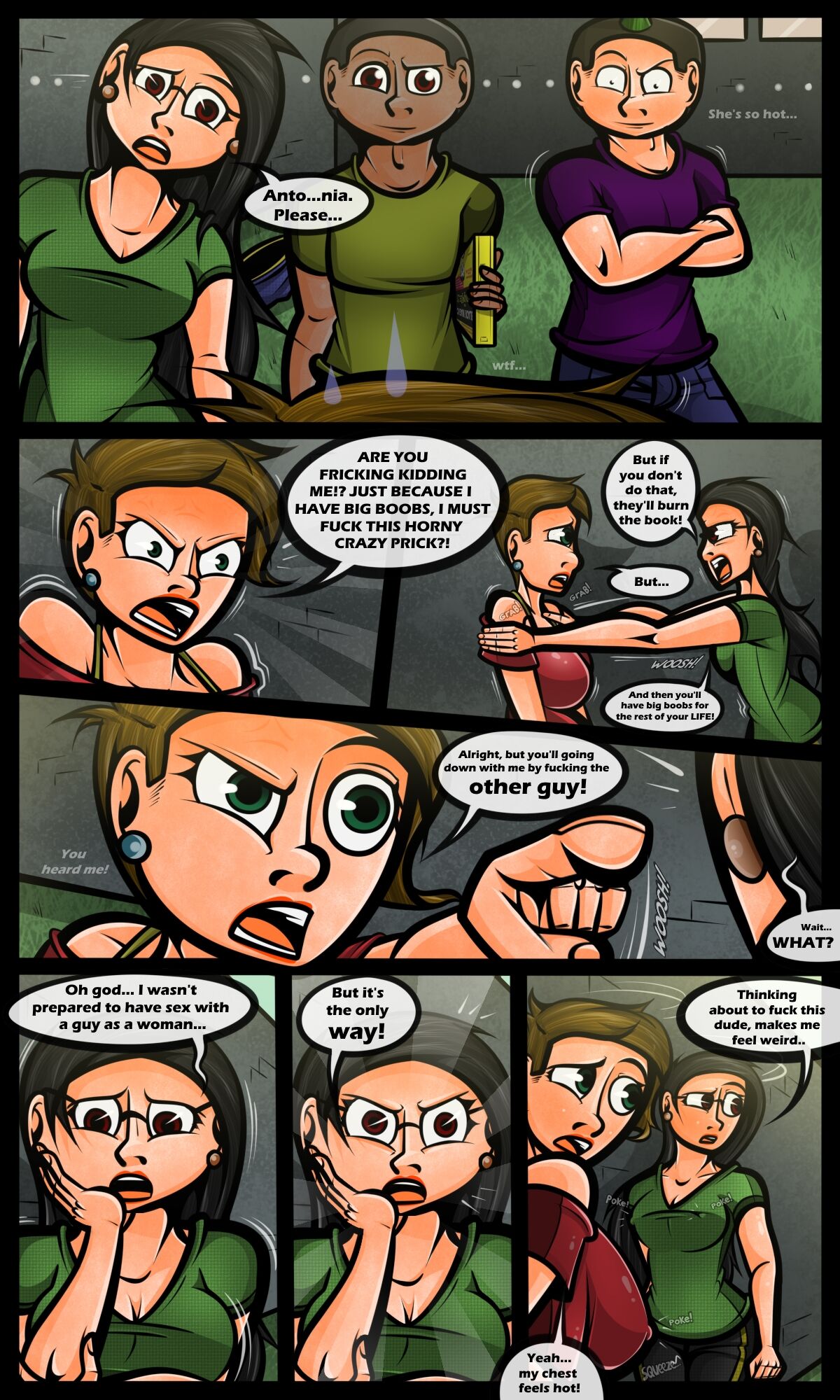 Out of the Girls' Locker Room page 6 full