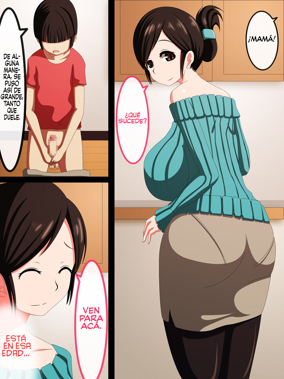 Boshi Katei Himitsu no Sei Kyouiku Hahaoya ga Onna ni Modotta Hi| Educación sexual secreta entre Madre e Hijo ~El día en que mamá volvió a ser mujer page 2 full