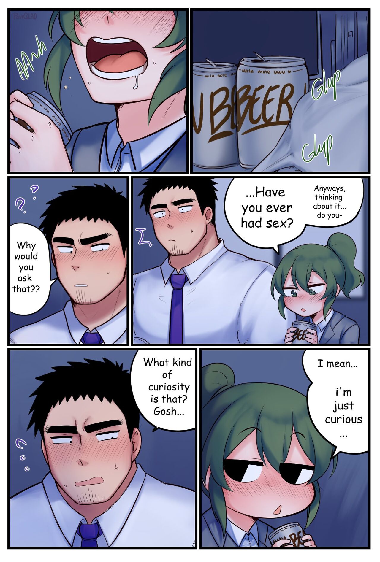 Night at the office - My senpai is annoying / Senpai ga uzai kouhai no hanashi page 3 full