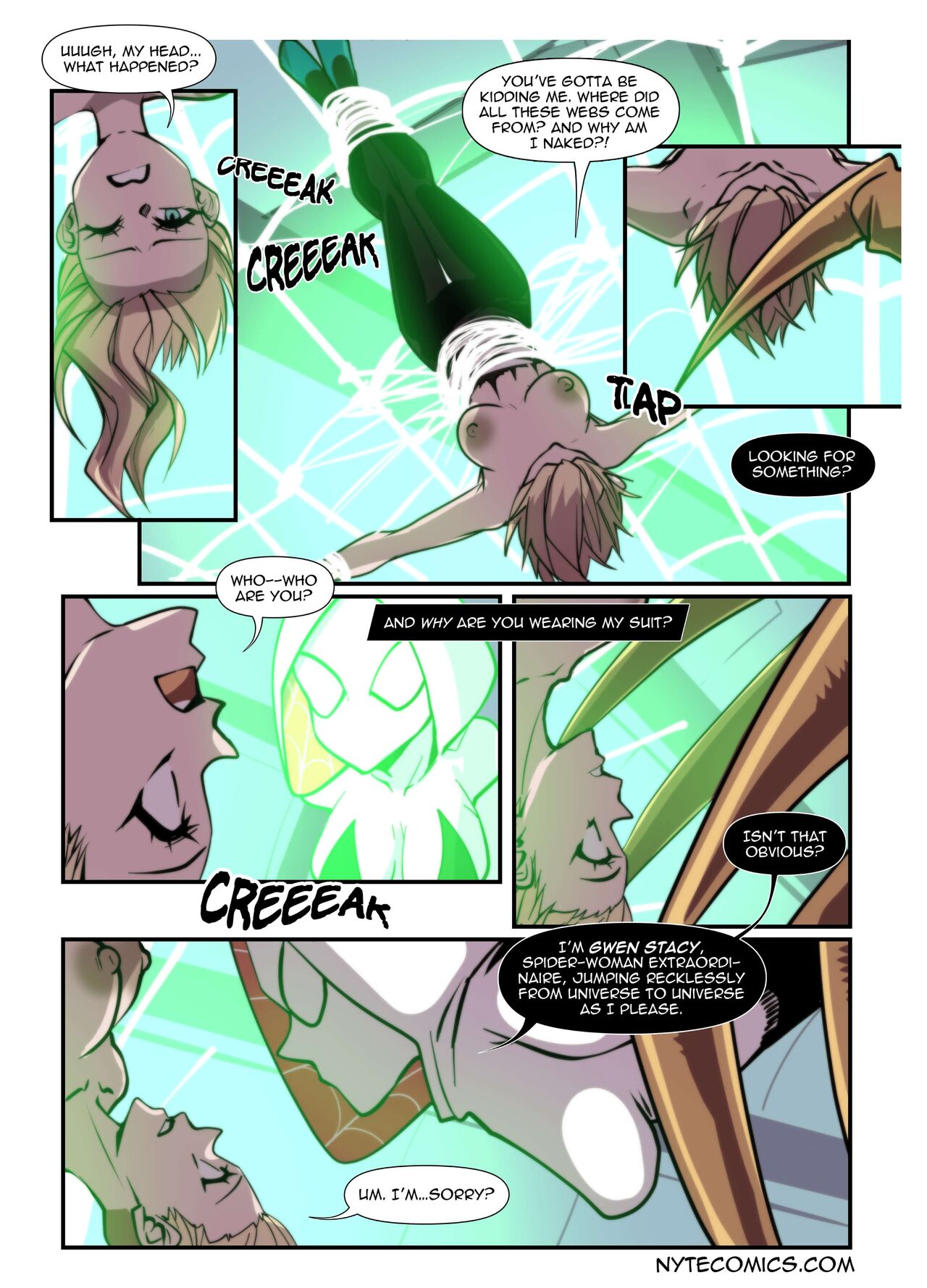 Spider-Gwen: Across the Vore-verse page 3 full