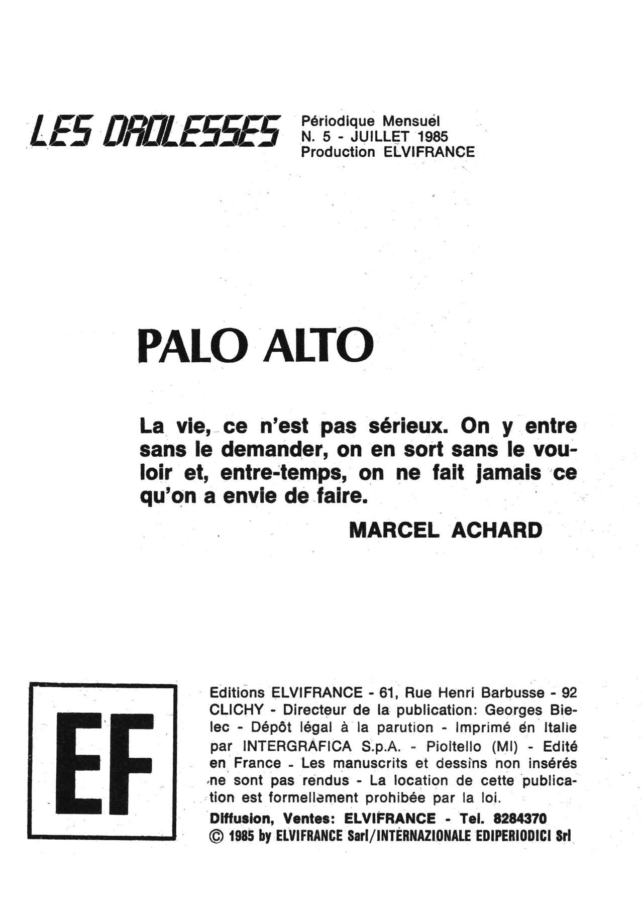 Les drolesses #5 - Palo Alto + Week-end de terreur page 3 full
