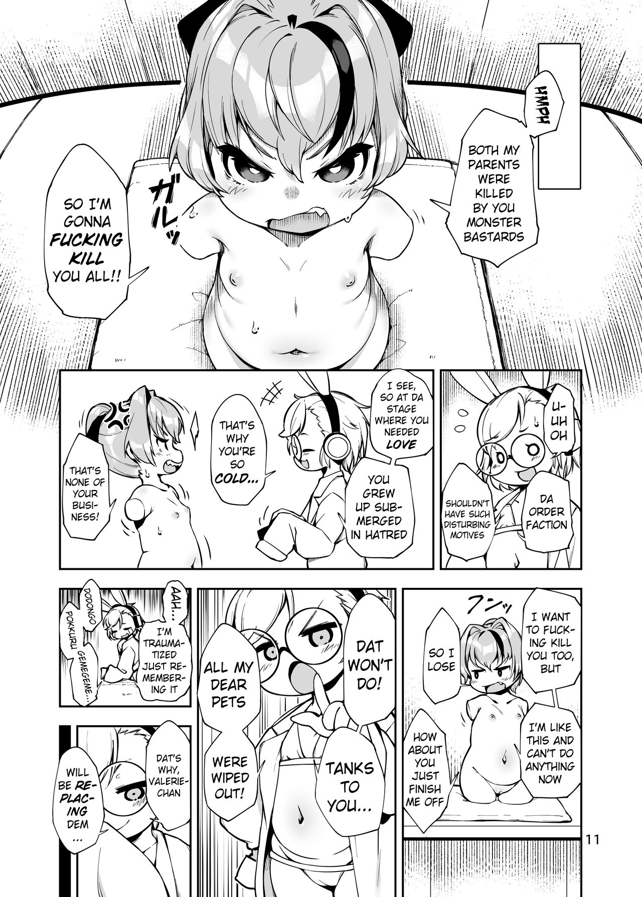 Soujuu no Valerie Inu Pet-ka Kaizou Keikaku | The Plot to Remodel Twin-Gun Valerie into a Pet Dog page 11 full