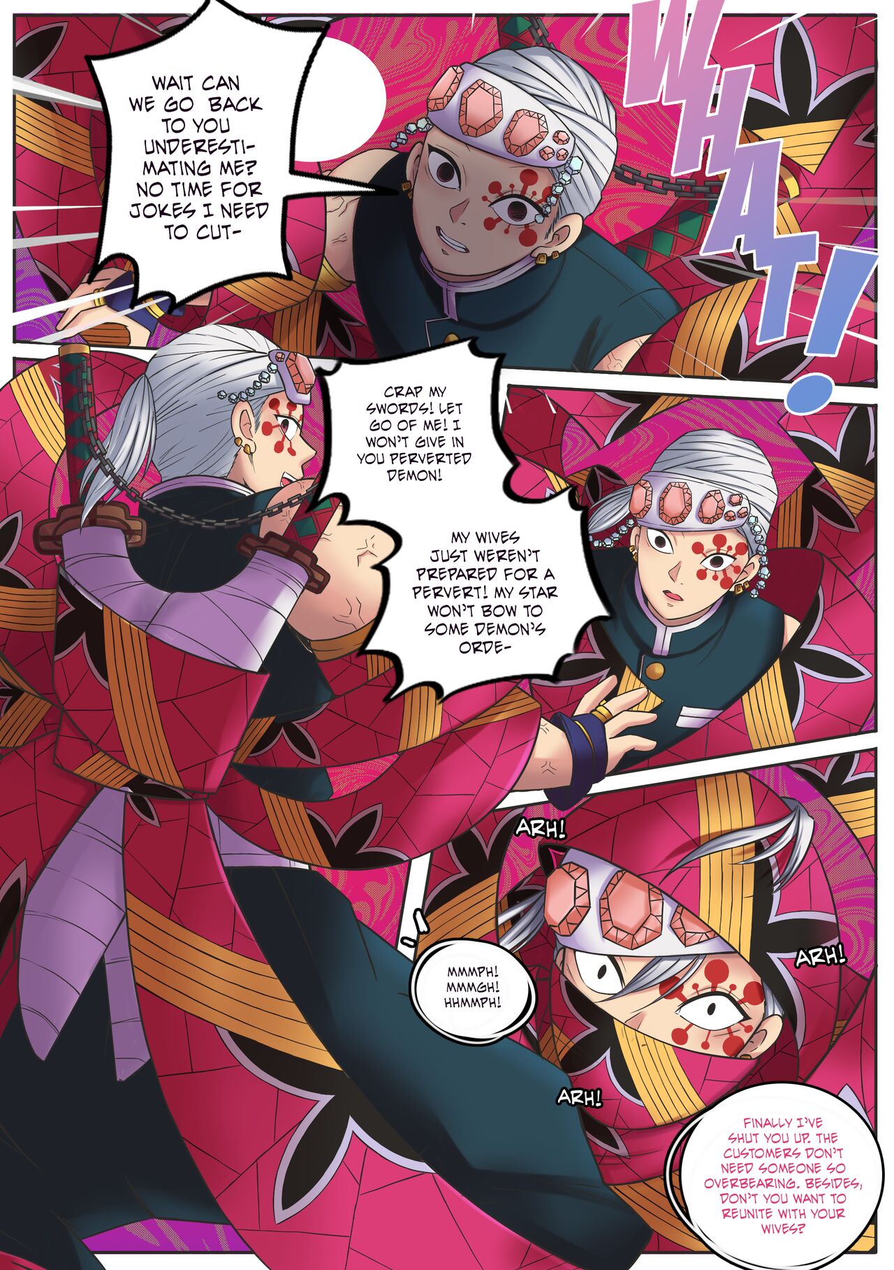 Kimetsu no Yaiba: Red Light District page 3 full