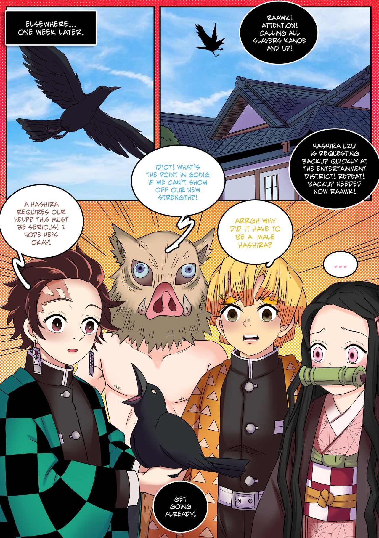 Kimetsu no Yaiba: Red Light District page 8 full