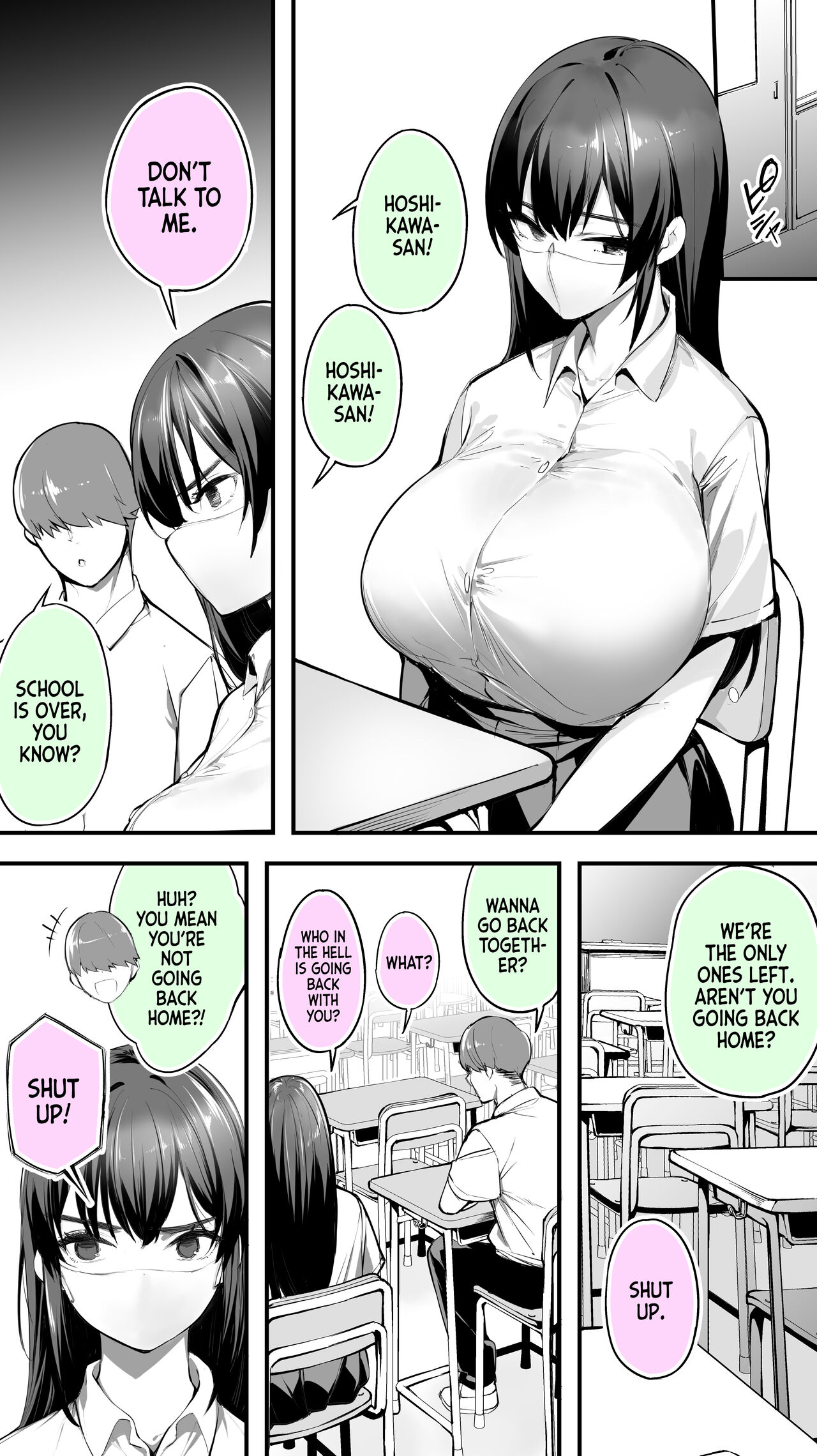 Okoranaide Hoshikawa-san | Hey, Hold your Horses, Hoshikawa-san! page 3 full