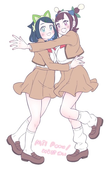 [Mil Peeu] Liko to Ann no Yuri (Pokémon Horizons) cover