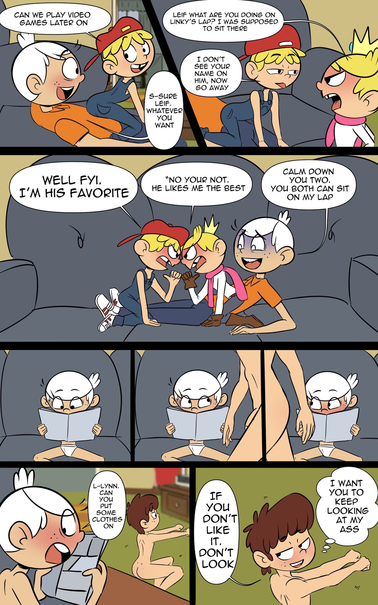 💎Monocromia💎 The Loud House YAOI comic page 5 full