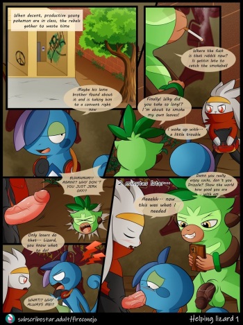 [Fire Conejo] Helping Lizard (Pokemon) cover