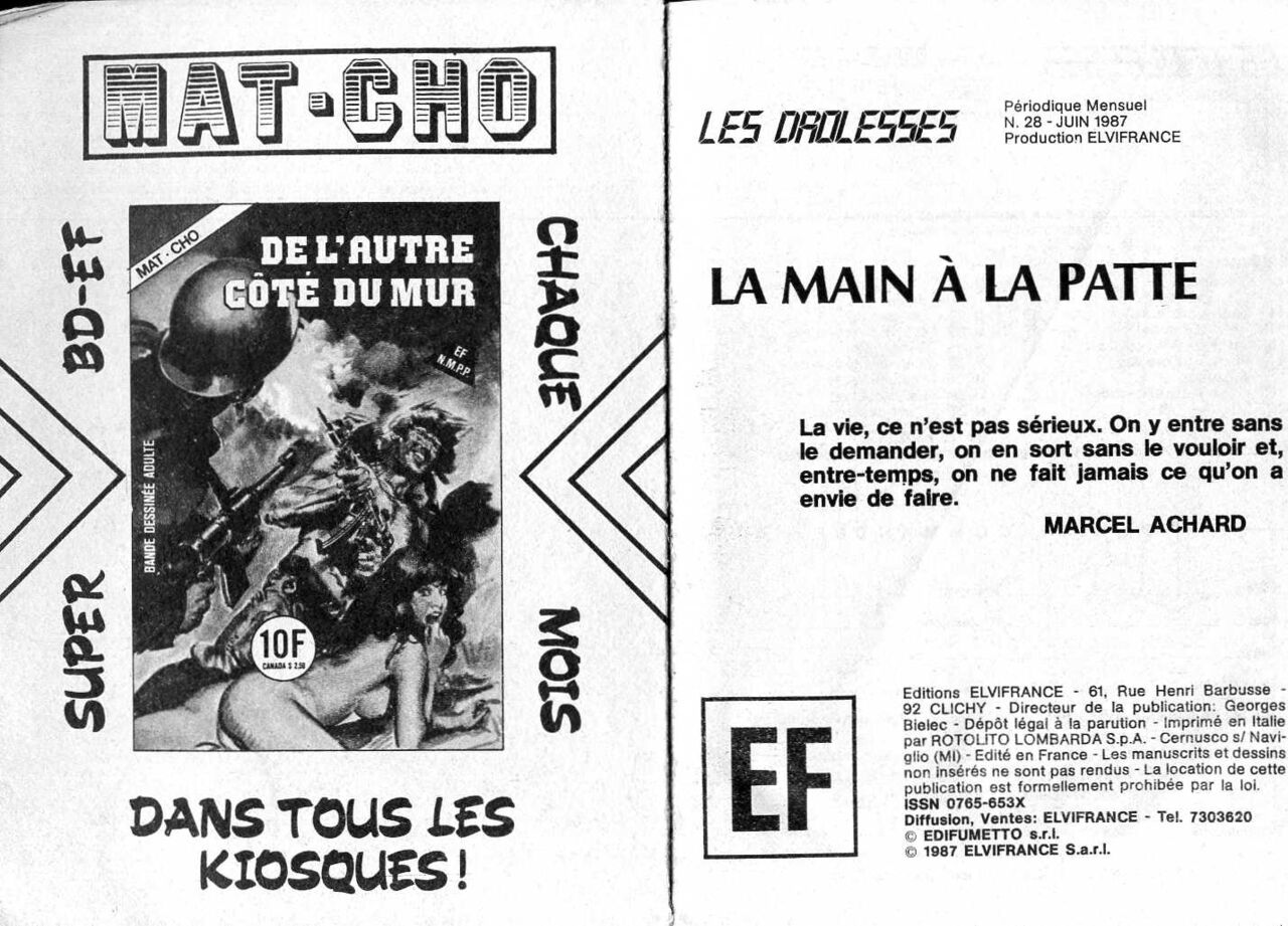 PFA - Les drôlesses #28 La main à la patte - b A un poil près page 2 full