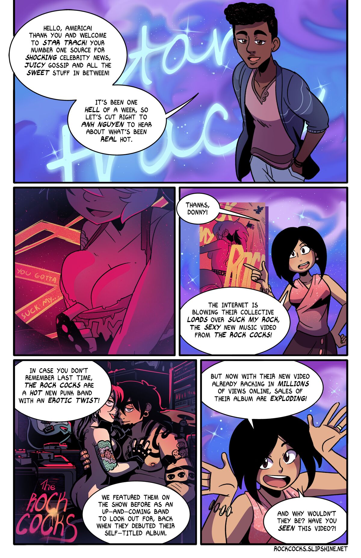The Rock Cocks - Track 11: Cock Blocked page 1 full