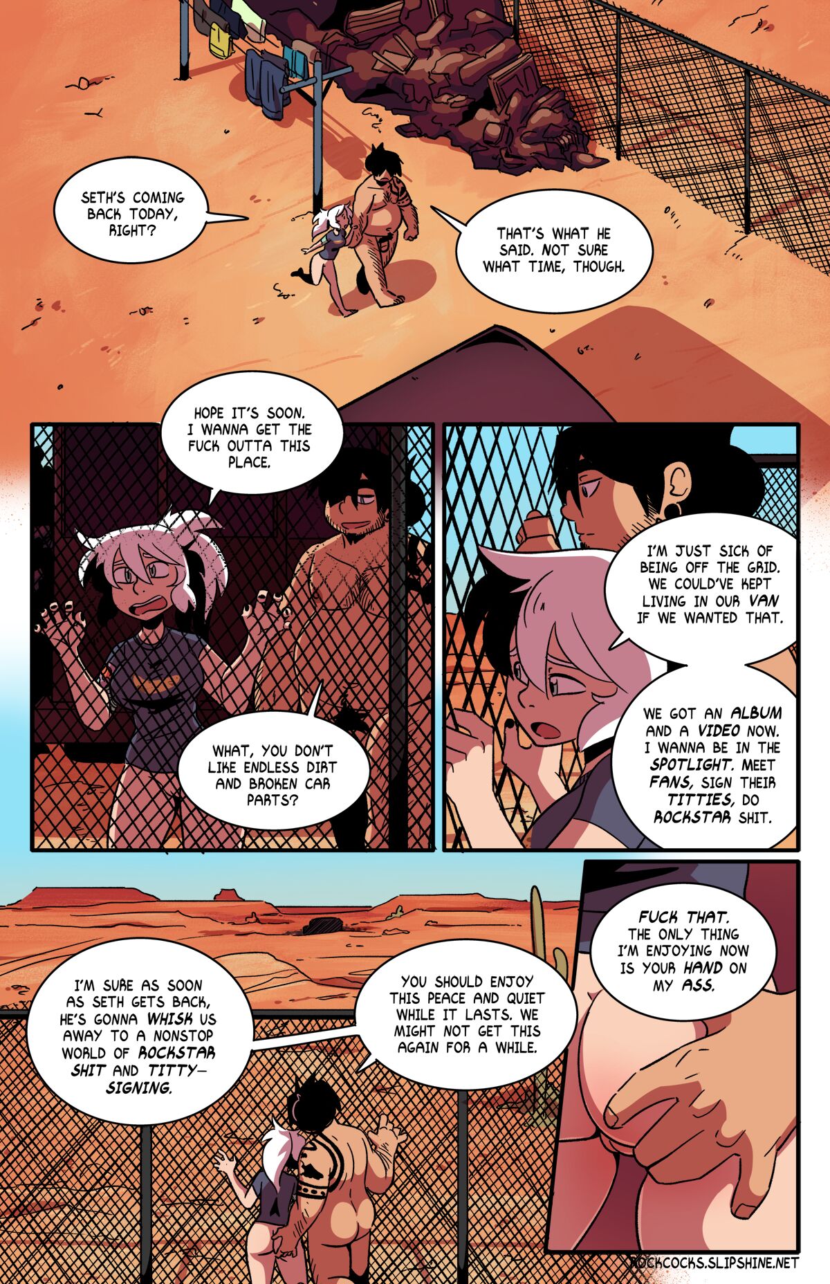 The Rock Cocks - Track 11: Cock Blocked page 10 full