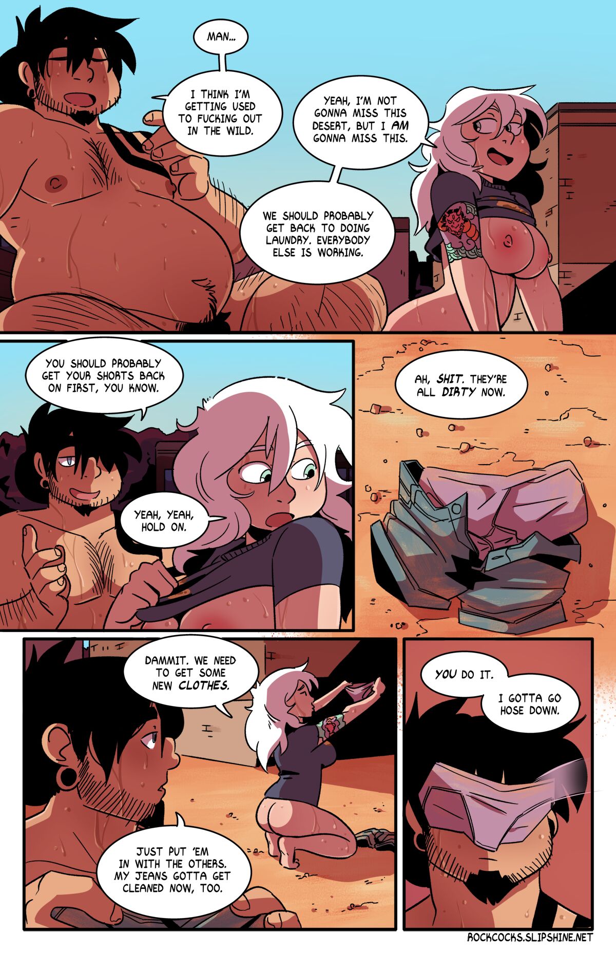 The Rock Cocks - Track 11: Cock Blocked page 8 full