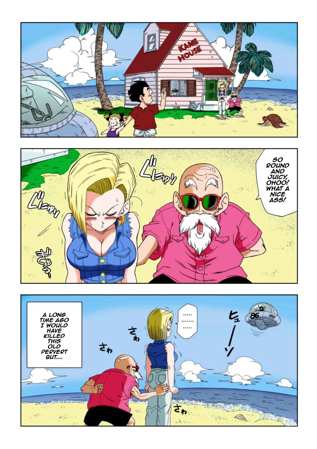 Android 18 vs Master Roshi page 2 full
