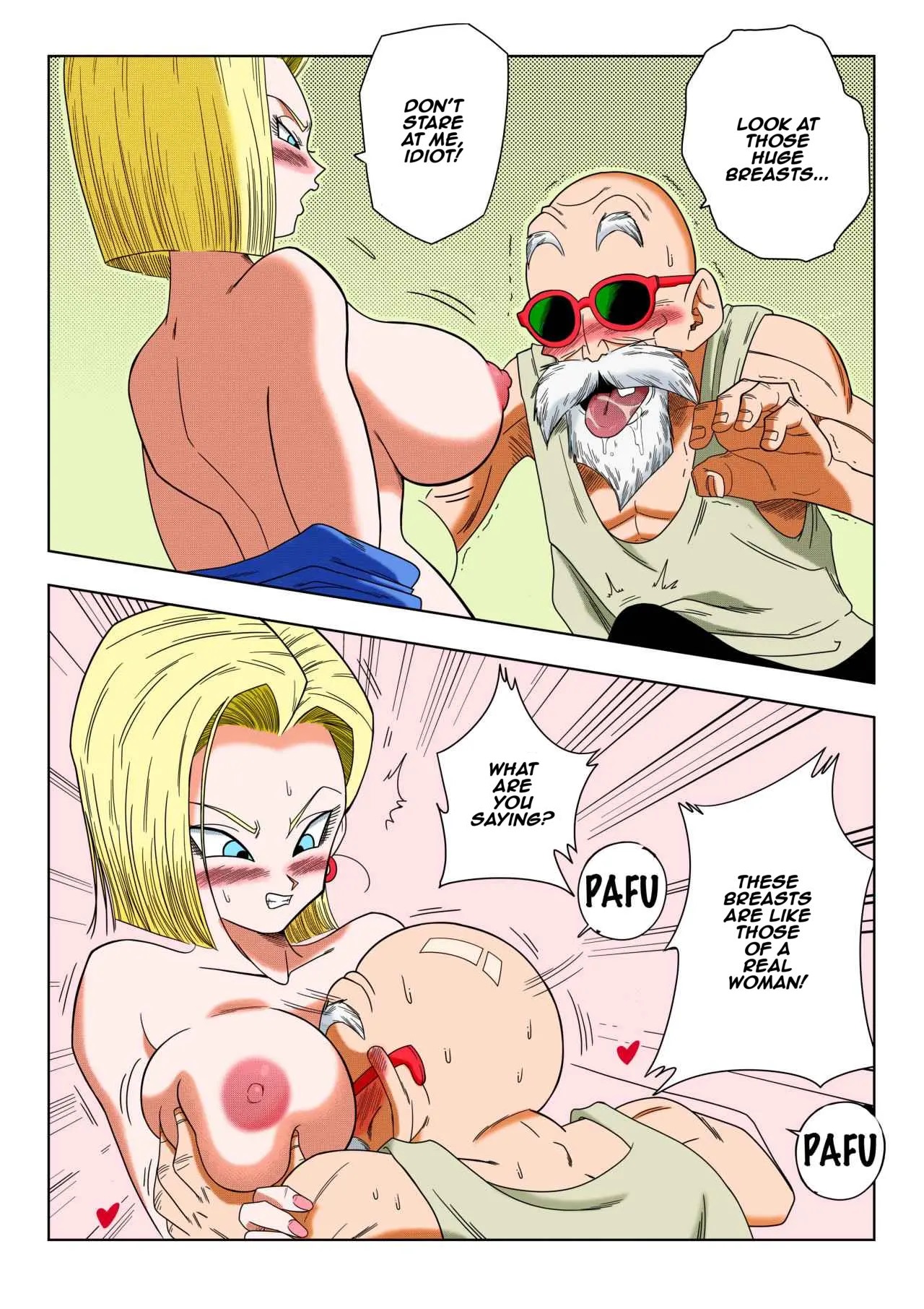 Android 18 vs Master Roshi page 7 full