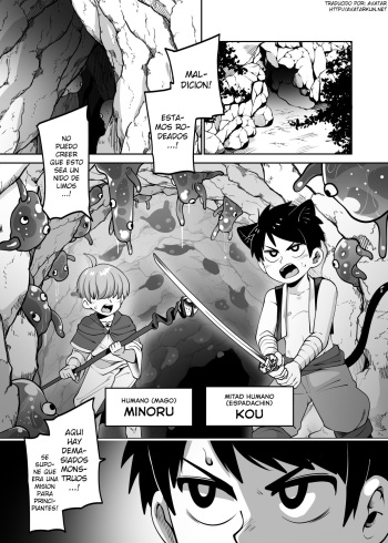 [Toro Toro Resistance (Kaminosaki)] ★1 Doukutsu no Oku de Kinoko Kari (Shounen ga Sakusei Seibutsu no Ejiki to Naru Goudoushi 3 Koukotsu Hen) [Spanish] [Avatar-kun] cover