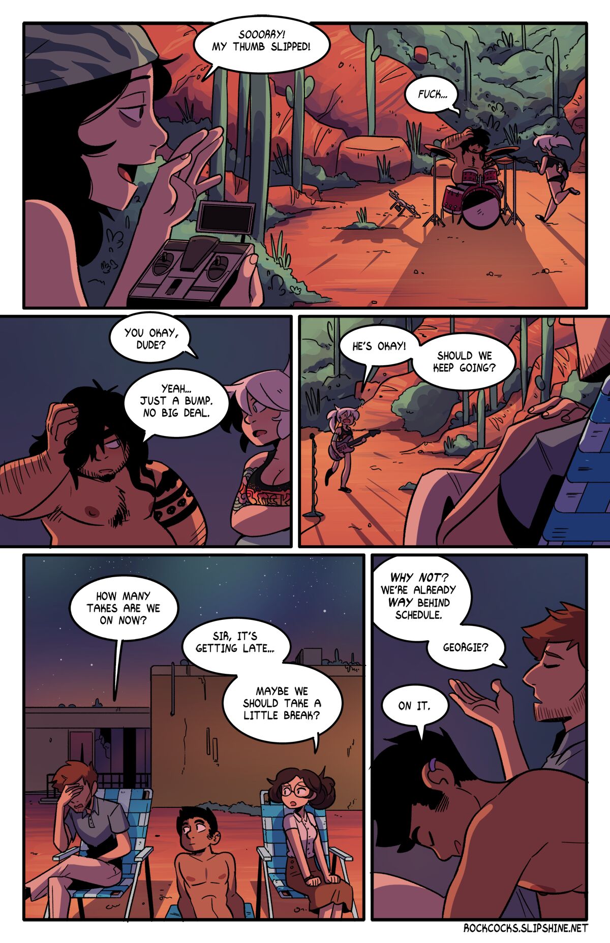The Rock Cocks - Track 10: Hot for TV page 9 full