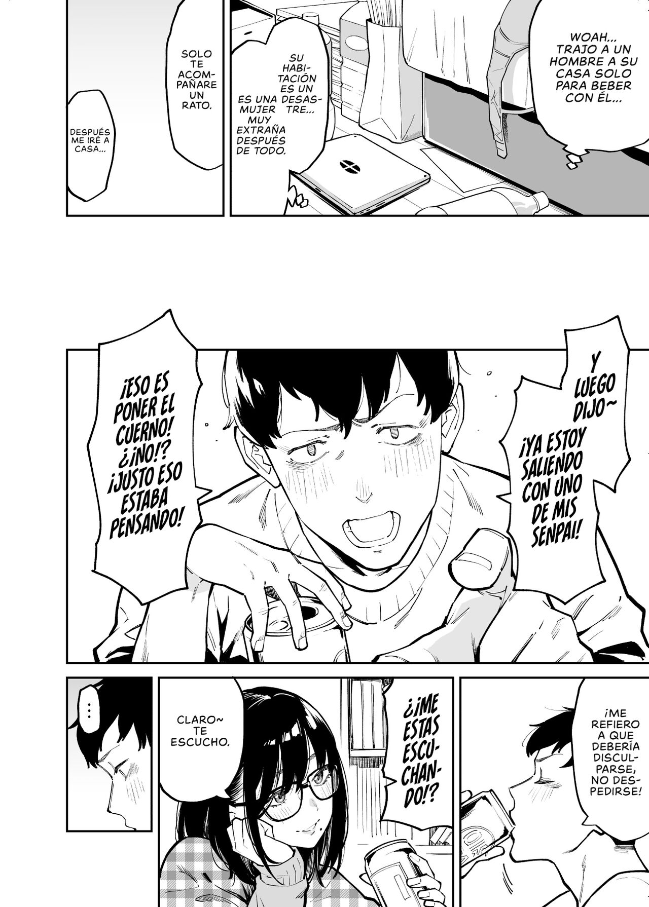 Otonari no Darashina Onee-san ni Nagusamerareru Hanashi | La Historia de como fui Consolado por la Onee-san Descuidada que Vive al lado page 7 full