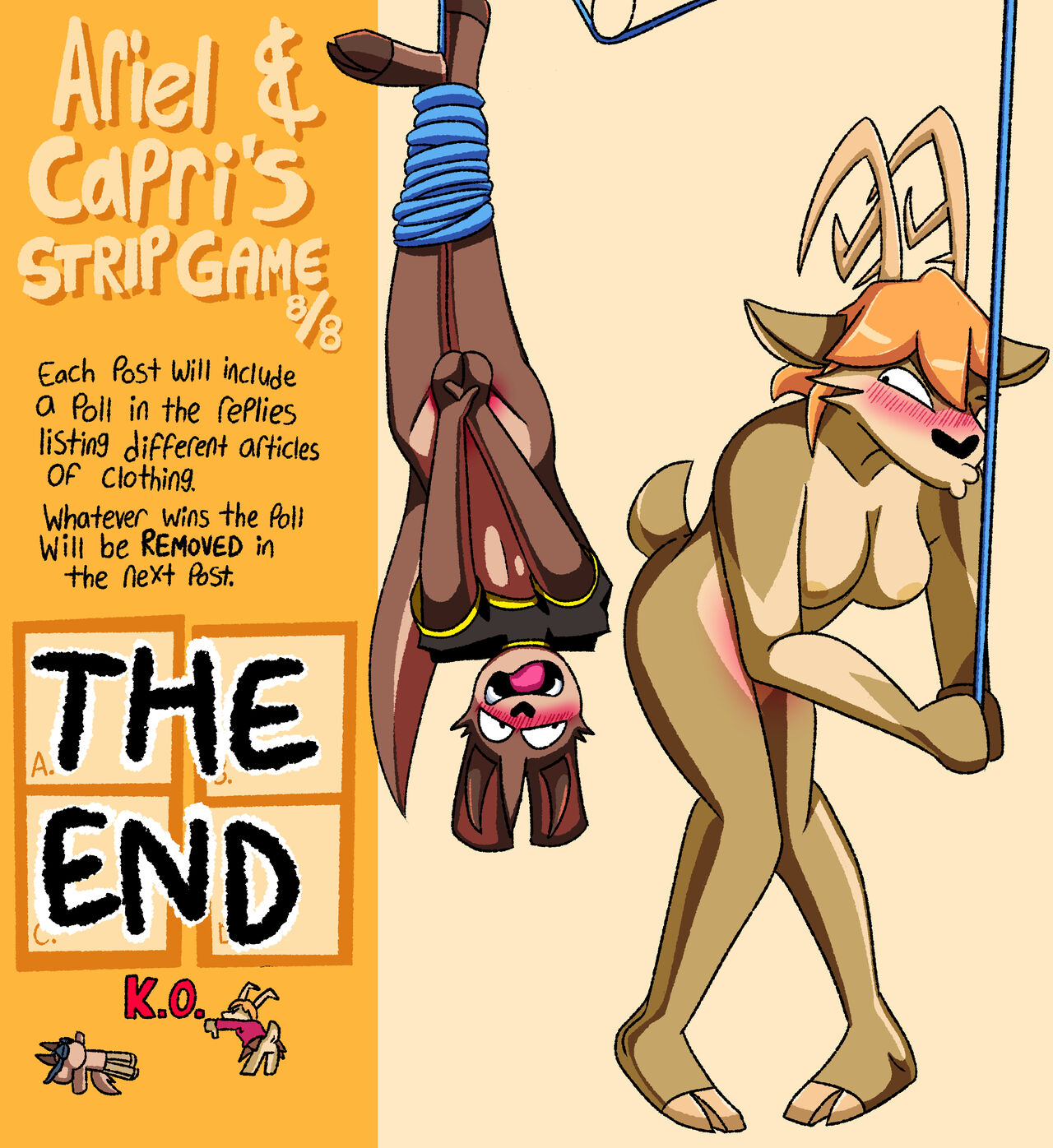 Ariel & Capri's Strip Game page 8 full