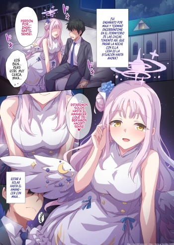 [Marugoshi] Mika to Joshiryou no Shishitsu de (Blue Archive) [Spanish] [Rakuen Translations] cover