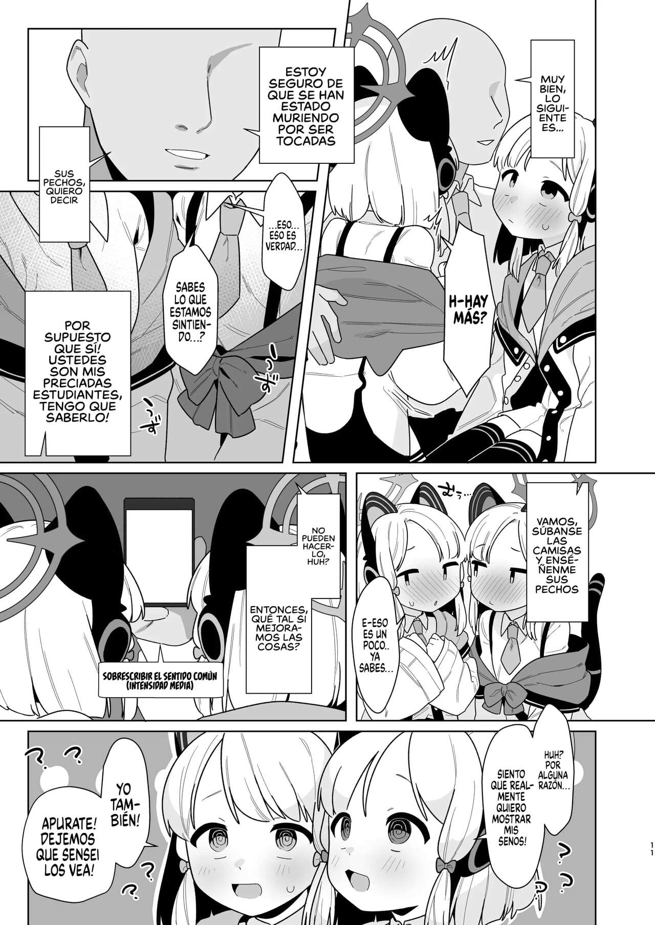 BluArch Saimin-bu 2 ~Saiba Midori & Momoi Hen~ | The Blue Archive Mind Control Club ~Gamer Twins Chapter~ page 10 full