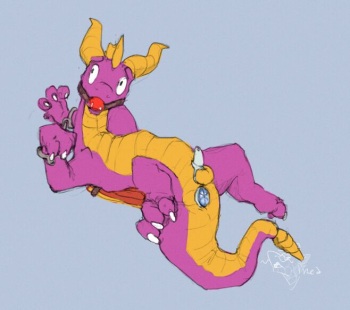 [Redishdragie] Submissive Spyro cover