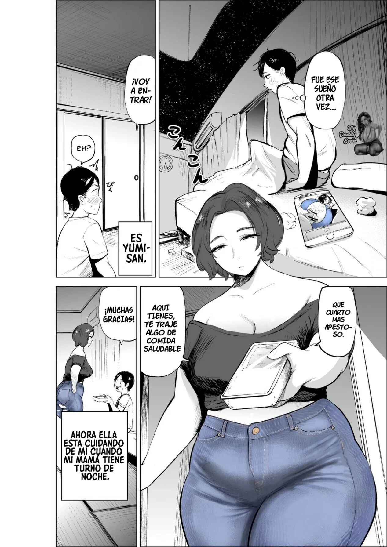 LA MAMA DE MI AMIGO QUE USA UNOS JEANS DA MIEDO PERO ESTA BENDECIDA CON UN  GRAN TRASERO - Page 7 - Comic Porn XXX