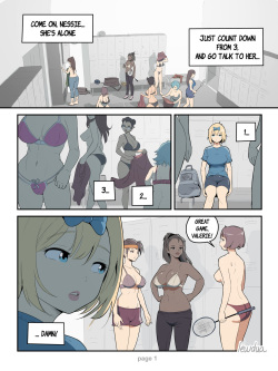 Locker room - Nessie and Valerie