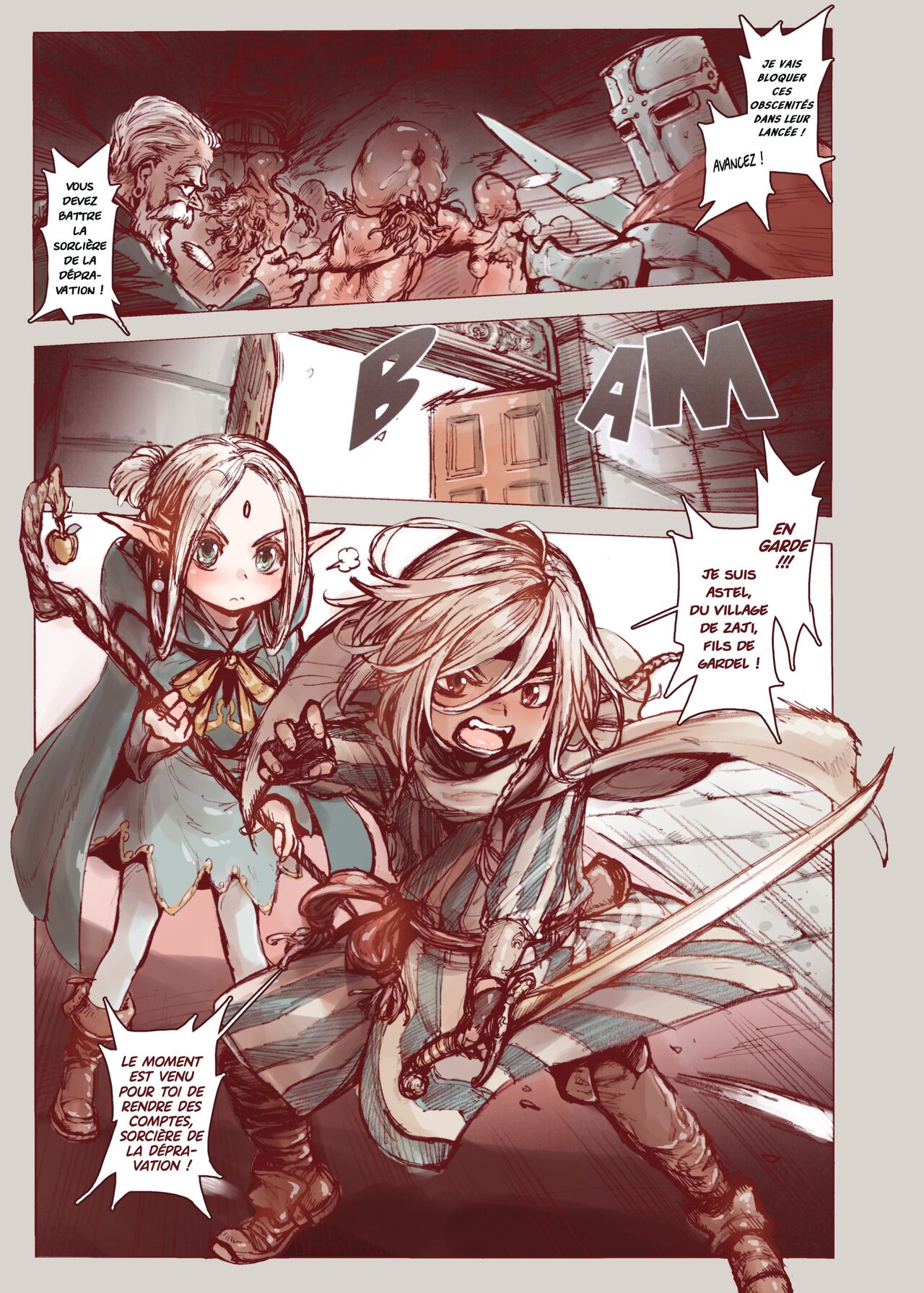 Daraku no Majo Shounen Yuusha to Tsurupeta Elf wa Ika ni Shite Majo ni Yabureta ka | La Sorcière de la Dépravation page 8 full