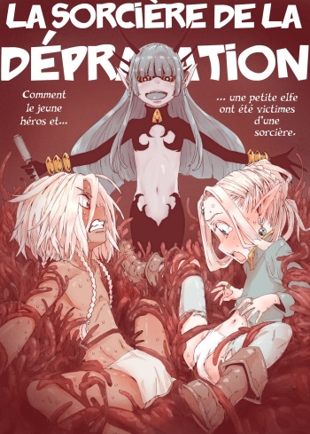 [Kyaradain] Daraku no Majo Shounen Yuusha to Tsurupeta Elf wa Ika ni Shite Majo ni Yabureta ka | La Sorcière de la Dépravation [French] [JnTo] [Uncensored] cover