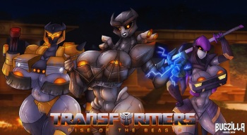 [Bugzilla] Transformers: Rise Of The Beasts - Horny Fem Terrorcons cover