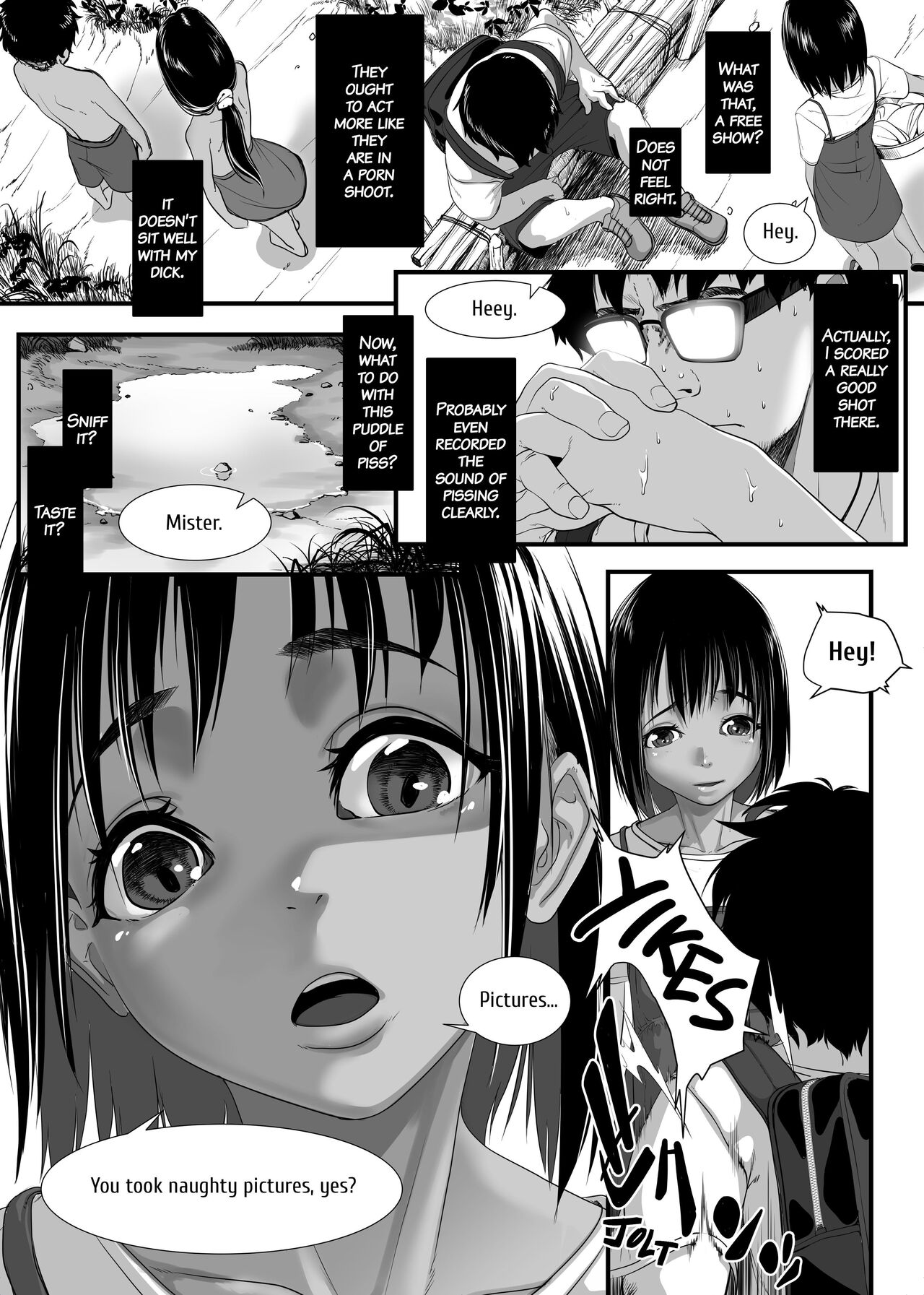 Asia no Hinminkutsu de Hounyou Tousatsu Shitetara Tsurutsuru Omanko Kaeta Hanashi | That Time I Took Peeping Photos of Girls Urinating in an Asian Slum and Bought a Smooth Pussy page 10 full