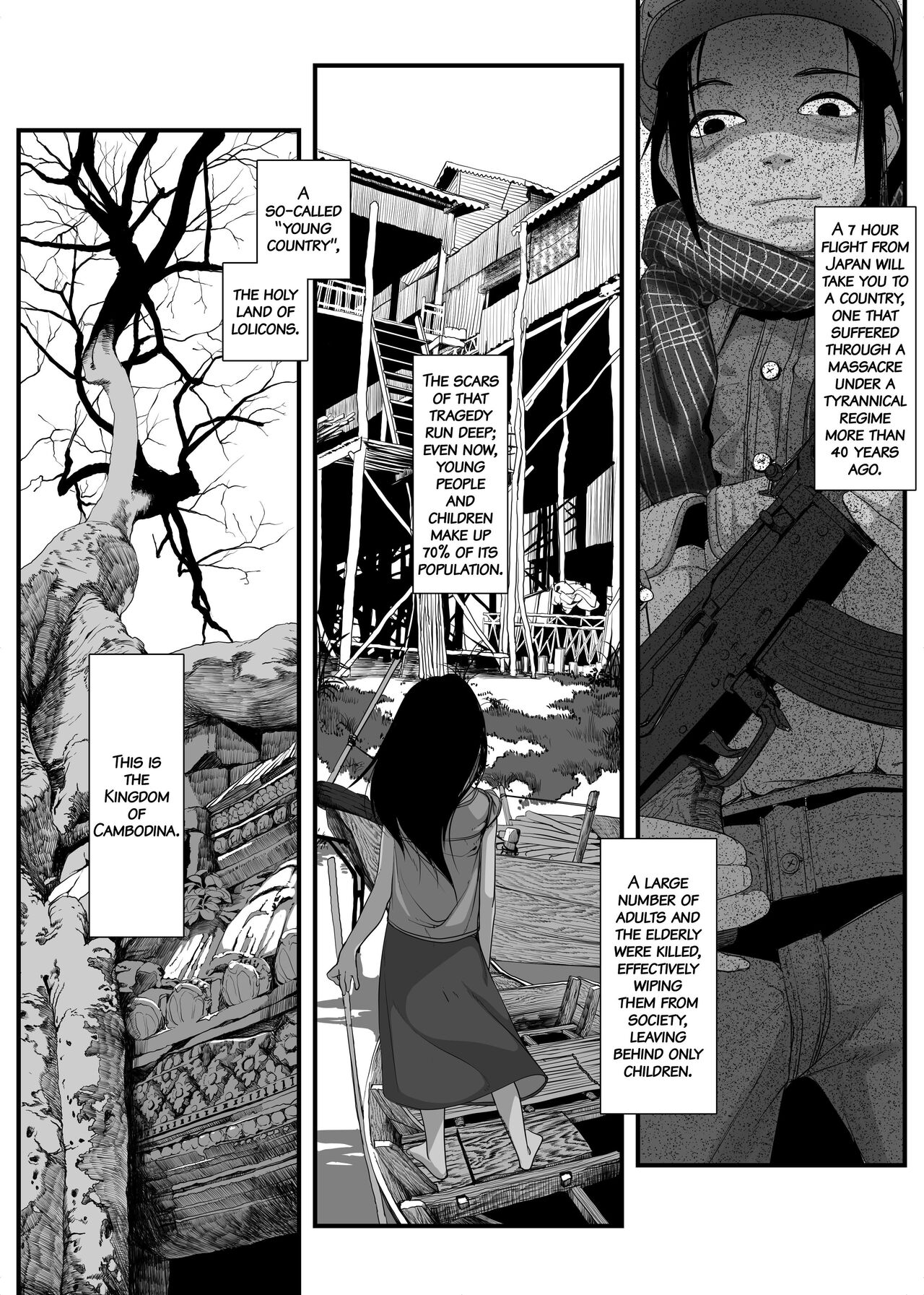 Asia no Hinminkutsu de Hounyou Tousatsu Shitetara Tsurutsuru Omanko Kaeta Hanashi | That Time I Took Peeping Photos of Girls Urinating in an Asian Slum and Bought a Smooth Pussy page 3 full