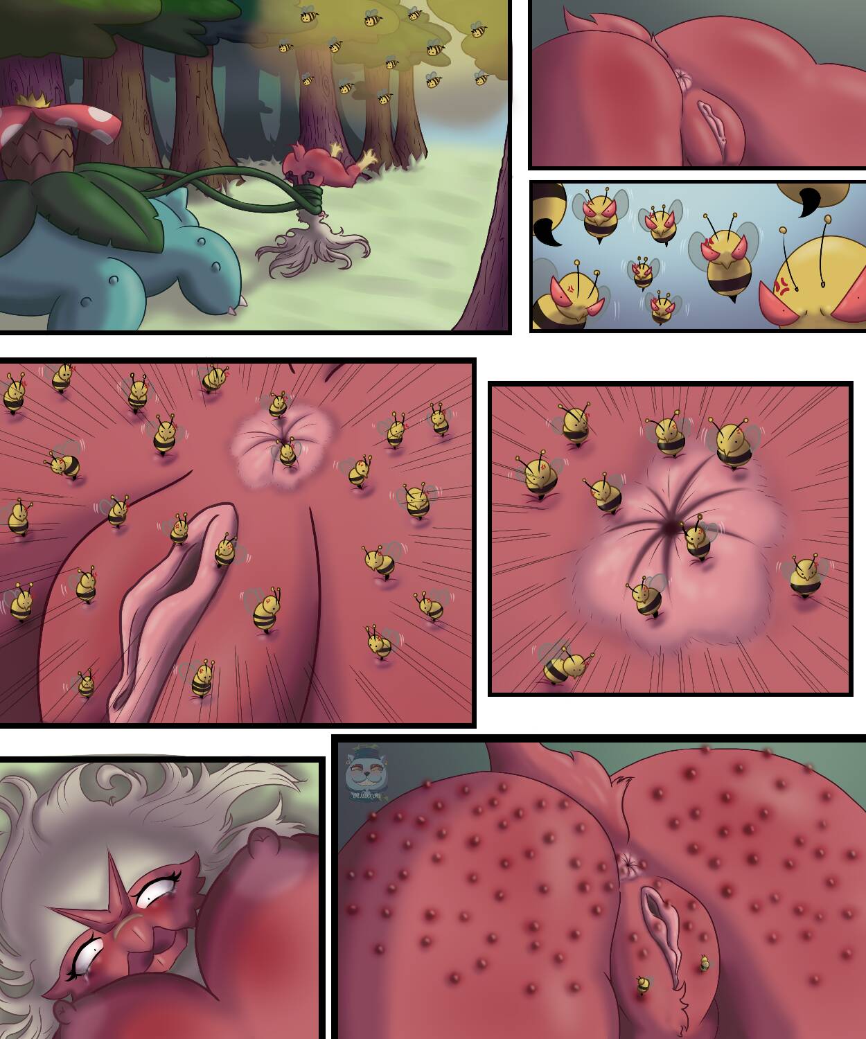 Blaziken attacked by angry bees page 11 full