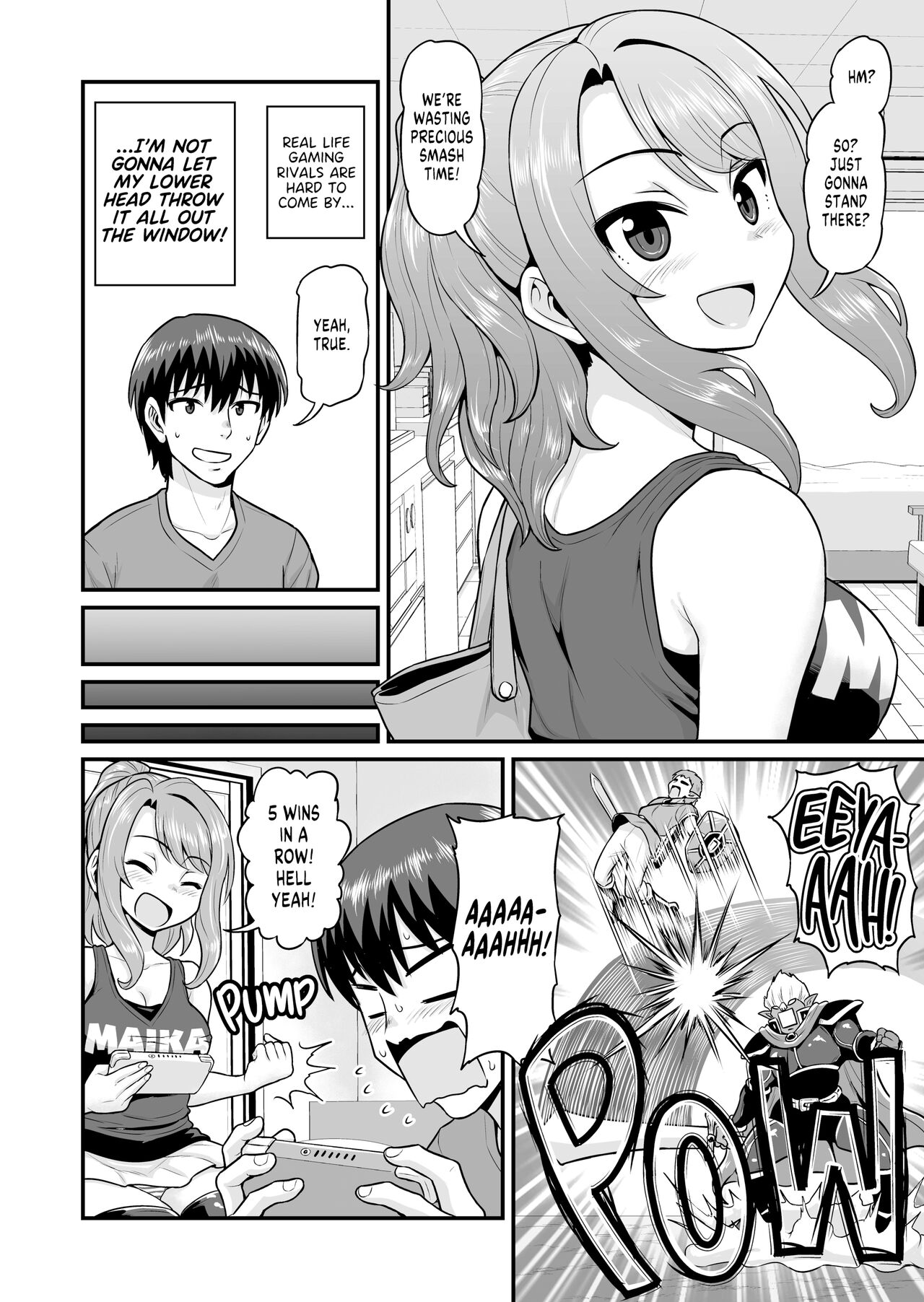 Game Tomodachi no Onnanoko to Yaru Hanashi | From Gaming Buddies to Fuck Buddies page 5 full