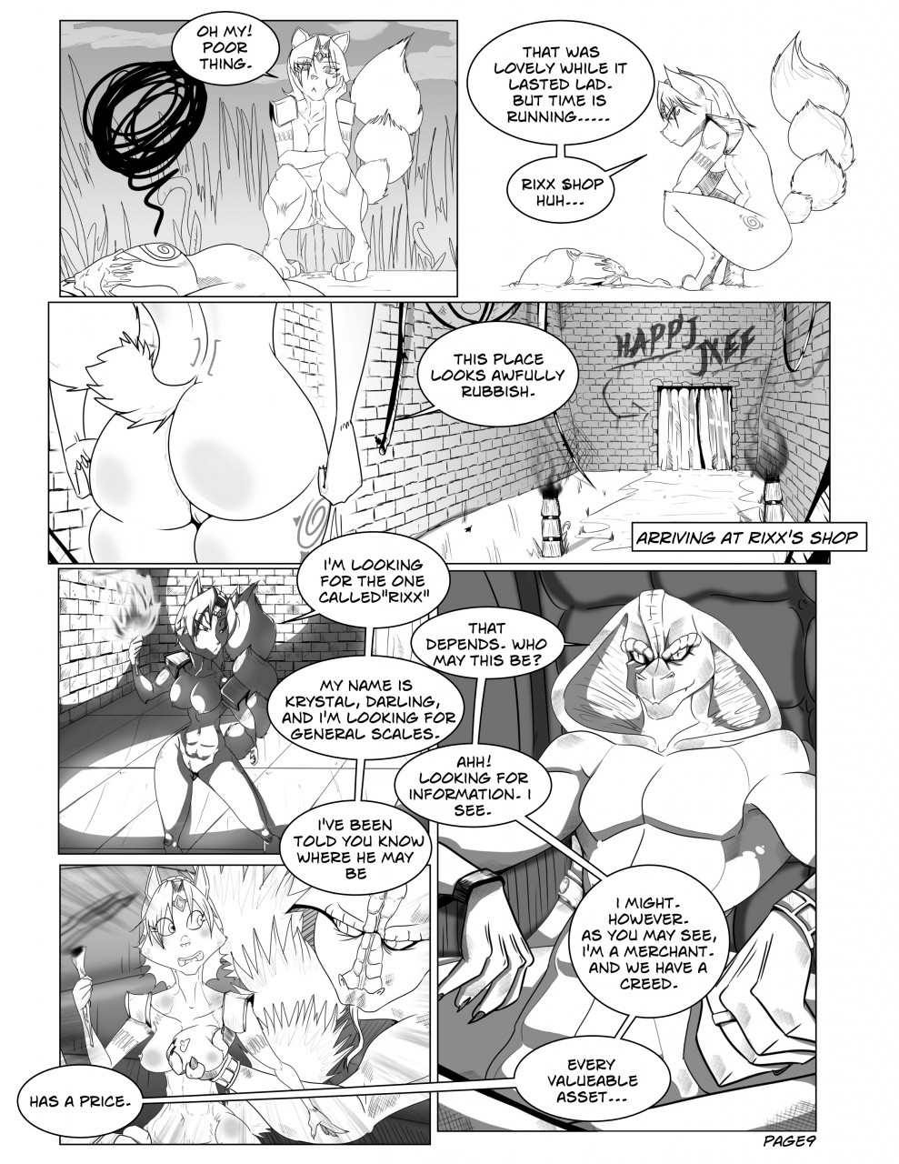 Star Fox Misadventures: The Krystal Diaries page 11 full