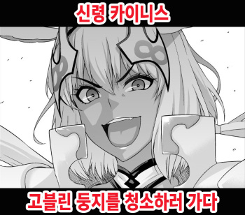 [Ankoman] Shinrei Caenis, Goblin Taiji ni Iku | 신령 카이니스, 고블린 둥지를 청소하러 가다 (FateGrand Order) [Korean] cover