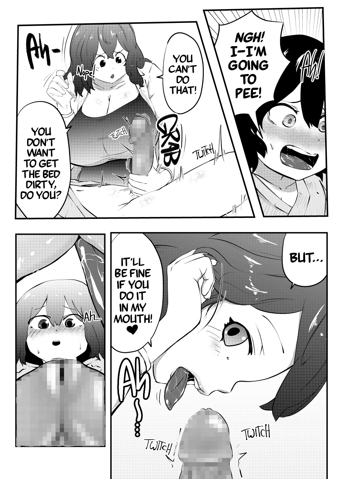 Chinko tsuki Joi~ Ubu na Shounen no Miruku o Chokunomi~ | Doc with a Cock! Drinking a Naive Boy's Milk Right From the Source! page 12 full
