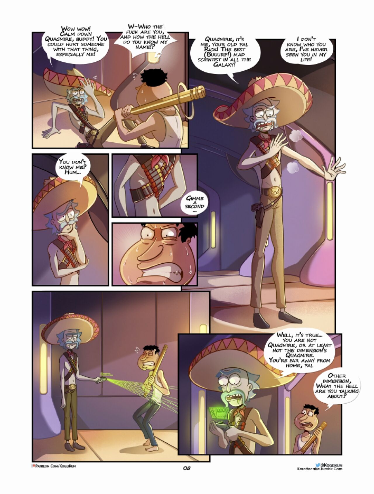 Quagmire Into The Multiverse page 9 full