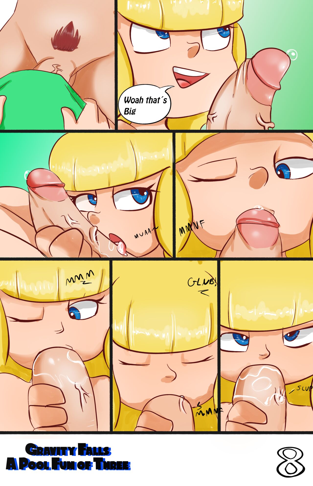 A Pool fun of Three page 9 full