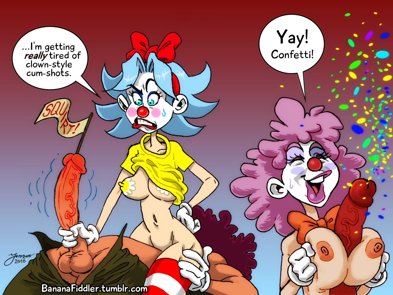 Giggles The Slutty Clown page 2 full