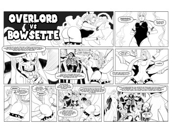 Overlord Vs Bowsette cover